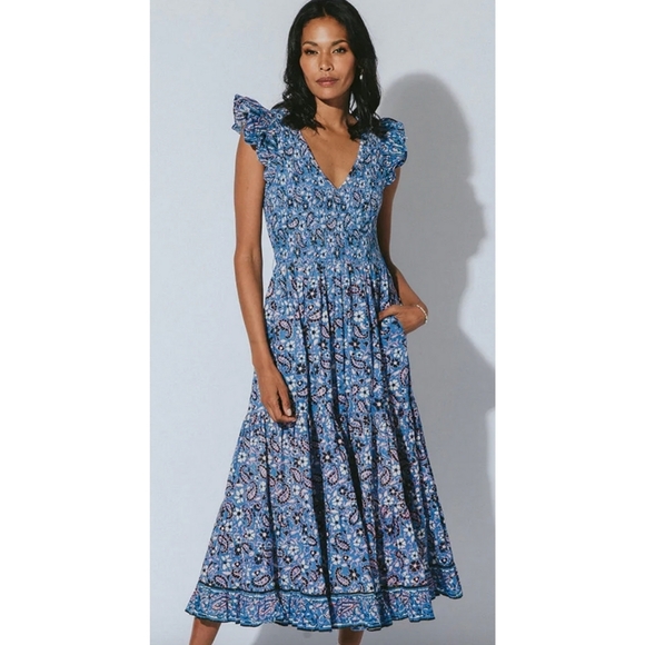 Cleobella Autumn Midi Dress - Picture 1 of 14